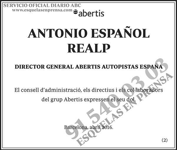 Antonio Español Realp
